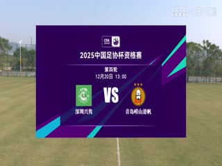 足协杯资格赛 深圳兴隽VS青岛崂山港帆 20241220海报