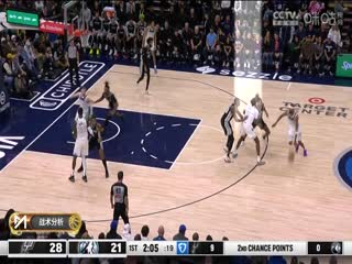 NBA常规赛 马刺VS森林狼 20241230海报