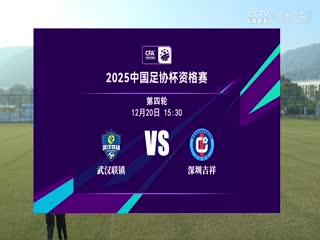 足协杯资格赛 武汉联镇VS深圳吉祥 20241220海报