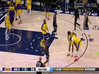 NBA常规赛 湖人VS森林狼 20241214海报