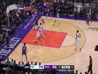 NBA常规赛 尼克斯VS太阳 20241121海报