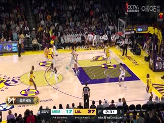 NBA常规赛 灰熊VS湖人 20241114海报