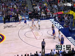 NBA常规赛 爵士VS掘金 20241103海报