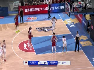 CBA常规赛第4轮 北京北汽VS广州朗肽海本 20241020海报
