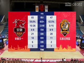 NBL 安徽文一VS石家庄翔蓝 20240819海报