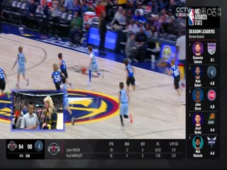 NBA常规赛 马刺VS掘金 20240403海报