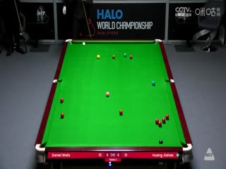 斯诺克世锦赛资格赛96进64 丹尼尔·威尔斯9-6黄佳浩（第二阶段） 20250410海报