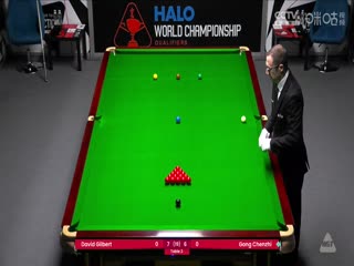 斯诺克世锦赛资格赛96进64及64进32 大卫·吉尔伯特10-6巩晨智（第二阶段） 20250413海报