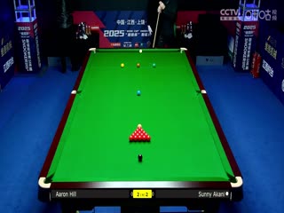 斯诺克玉山世界公开赛首日 亚伦·希尔5-3阿卡尼·宋沙瓦 20250223海报