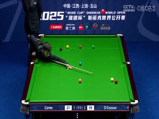 斯诺克玉山世界公开赛半决赛 乔·奥康纳6-3阿里·卡特  20250228海报