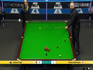 斯诺克威尔士公开赛64进32 杰克逊·佩吉4-2吉米·罗伯逊 20250211海报