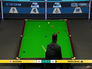 斯诺克威尔士公开赛16进8 马修·史蒂文斯1-4乔·奥康纳  20250214海报