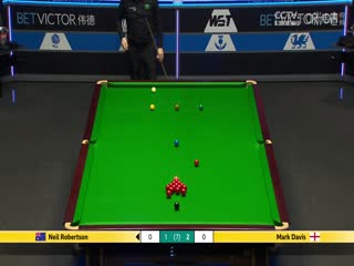 斯诺克威尔士公开赛64进32 尼尔·罗伯逊4-2马克·戴维斯 20250211海报