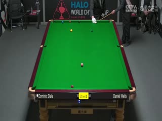 斯诺克世锦赛资格赛96进64及64进32 多米尼克·戴尔4-5丹尼尔·威尔斯（第一阶段） 20250413海报