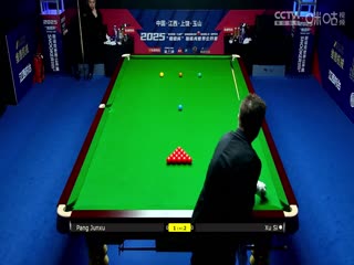 斯诺克玉山世界公开赛16进8 庞俊旭5-2徐思 20250226海报