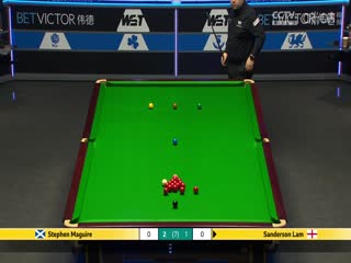 斯诺克威尔士公开赛16进8 林杉峰2-4斯蒂芬·马奎尔  20250214海报