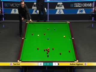 斯诺克威尔士公开赛64进32 汤姆·福德4-2安德鲁·希金森 20250211海报