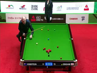 斯诺克世界大奖赛决赛 尼尔·罗伯逊10-0斯图尔特·宾汉姆 20250309海报
