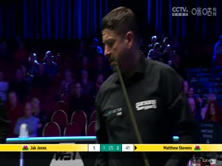 斯诺克威尔士公开赛64进32 杰克·琼斯2-4马修·史蒂文斯  20250211海报