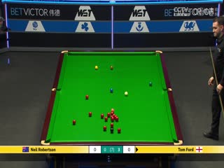 斯诺克威尔士公开赛32进16 汤姆·福德4-3尼尔·罗伯逊  20250213海报