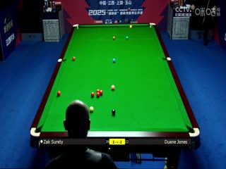 斯诺克玉山世界公开赛32进16 扎克·舒尔第5-4杜安·琼斯  20250225海报