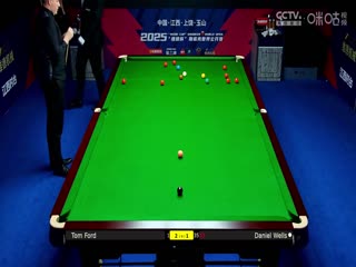 斯诺克玉山世界公开赛32进16 汤姆·福德5-3丹尼尔·威尔斯  20250225海报