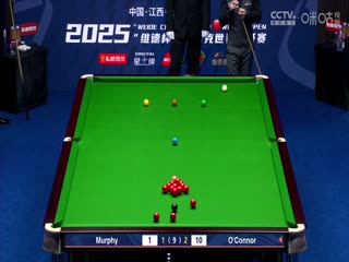斯诺克玉山世界公开赛四分之一决赛 乔·奥康纳5-1肖恩·墨菲  20250227海报