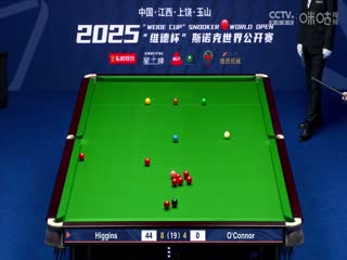 斯诺克玉山世界公开赛决赛 约翰·希金斯10-6乔·奥康纳（第二阶段） 20250301海报