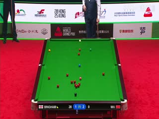 斯诺克世界大奖赛16进8 斯图尔特·宾汉姆4-2吴宜泽  20250306海报