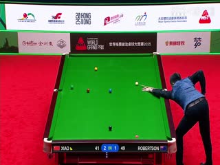 斯诺克世界大奖赛8进4 肖国栋3-5尼尔·罗伯逊  20250307海报