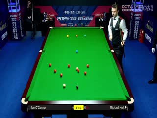 斯诺克玉山世界公开赛16进8 乔·奥康纳5-3迈克尔·霍尔特  20250226海报