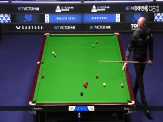 2025斯诺克英格兰公开赛16进8 周跃龙4-2巴里·霍金斯（朱峰立） 20250918海报