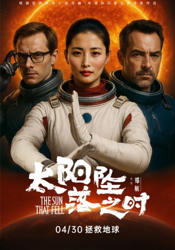 太阳坠落之时海报