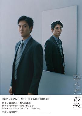 扭曲的波纹海报