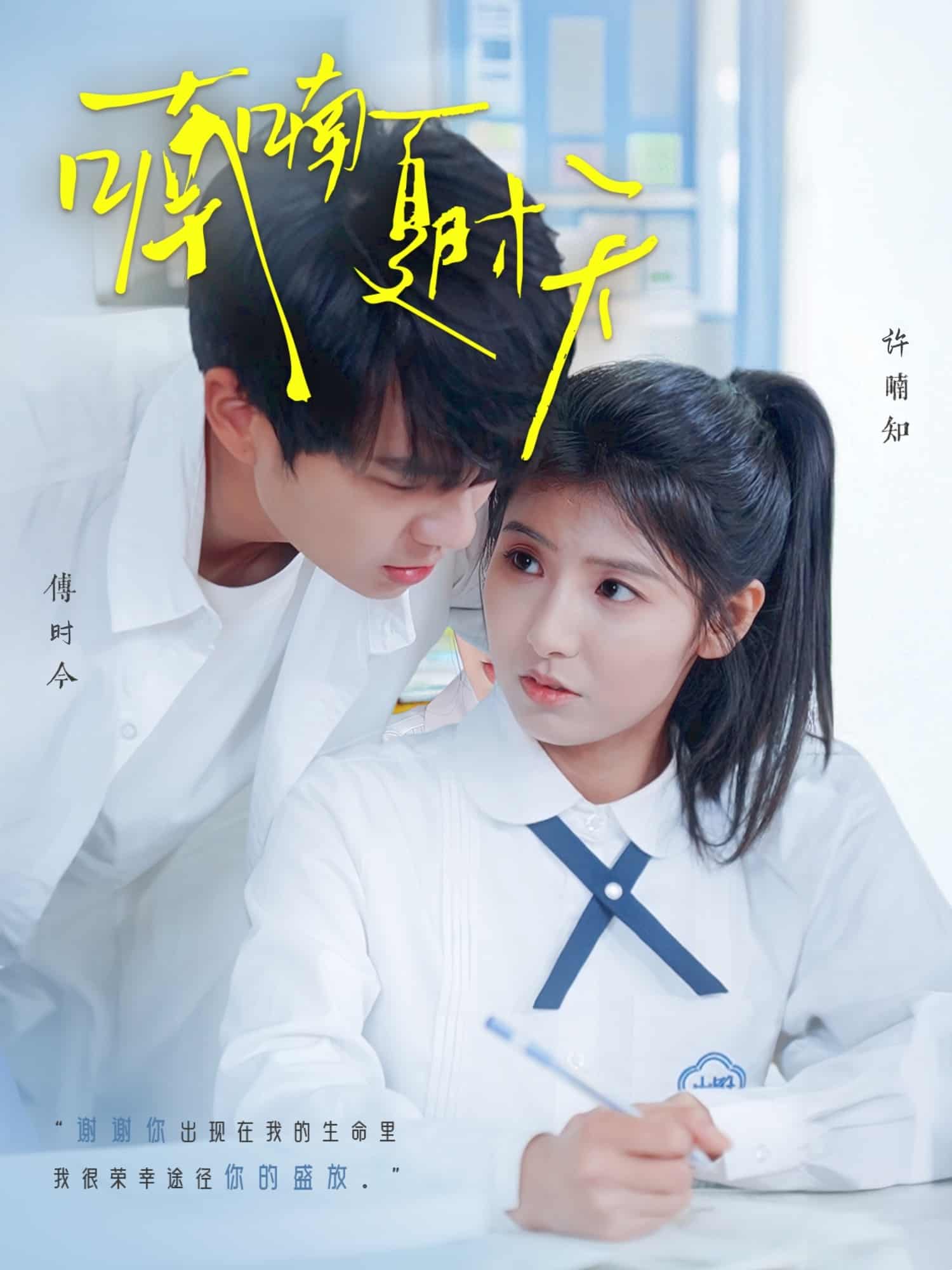 喃喃夏时天海报