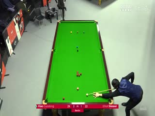 斯诺克德国大师赛16进8 艾利奥特·斯莱瑟1-5肖国栋 20250131海报