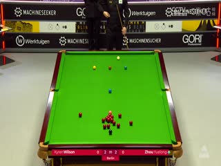 斯诺克德国大师赛32进16 周跃龙3-5凯伦·威尔逊  20250130海报