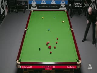 斯诺克威尔士公开赛资格赛 安东尼·麦克吉尔3-4利亚姆·戴维斯 20250205海报