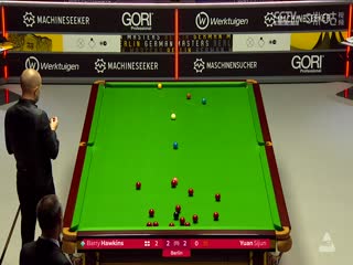 斯诺克德国大师赛半决赛 袁思俊2-6巴里·霍金斯  20250202海报