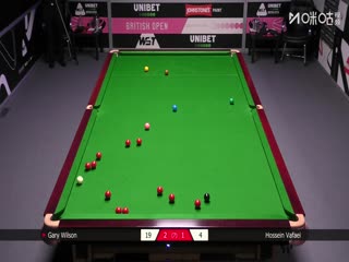 2025斯诺克英国公开赛 加里·威尔逊4-1侯赛因·瓦菲 20250923海报