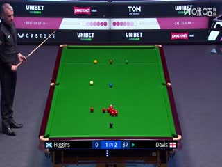 2025斯诺克英国公开赛第1轮 约翰·希金斯4-3马克·戴维斯 20250922海报