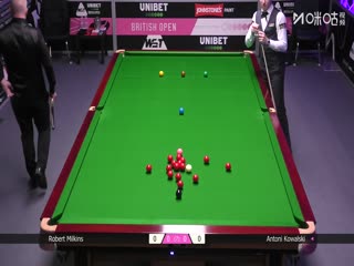 2025斯诺克英国公开赛64进32 罗伯特·米尔金斯2-4安东尼·科瓦尔斯基 20250924海报