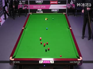 2025斯诺克英国公开赛32进16 扎克·舒尔蒂0-4路易·希斯科特 20250925海报