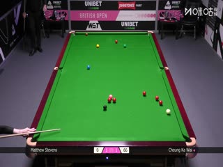2025斯诺克英国公开赛64进32 张家玮4-3马修·史蒂文斯 20250924海报