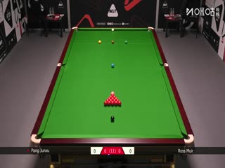 2025斯诺克国际锦标赛资格赛 庞俊旭6-1罗斯·缪尔 20251001海报