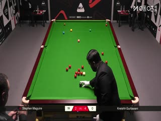2025斯诺克国际锦标赛资格赛 斯蒂芬·马奎尔6-5克雷什·古尔巴克萨尼 20251001海报