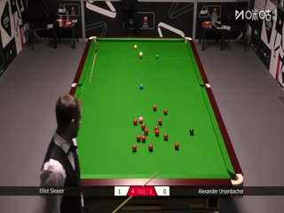2025斯诺克国际锦标赛资格赛 艾利奥特·斯莱瑟6-2亚历山大·乌森巴赫 20251001海报