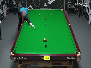 2025斯诺克国际锦标赛资格赛 乔丹·布朗2-6奥利弗·莱恩斯 20251002海报