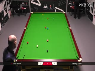 2025斯诺克国际锦标赛资格赛 加里·威尔逊6-3阿特米吉斯·齐津斯 20251002海报