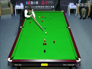 2025斯诺克西安大奖赛延期资格赛第一轮 瑞恩·戴2-5周跃龙 20251007海报